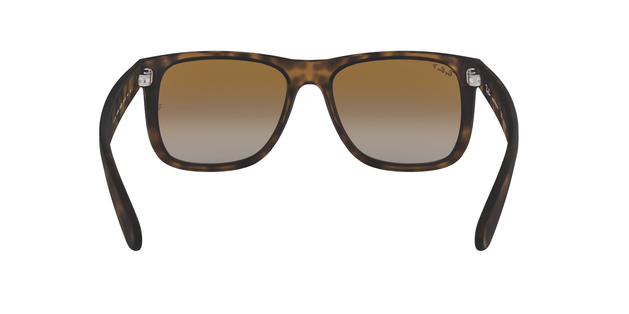 Ray-Ban Justin Rb4165 C55, Occhiali da sole Unisex Adulto, Rubber Light Havanna/Marrone gradiente, Einheitsgröße