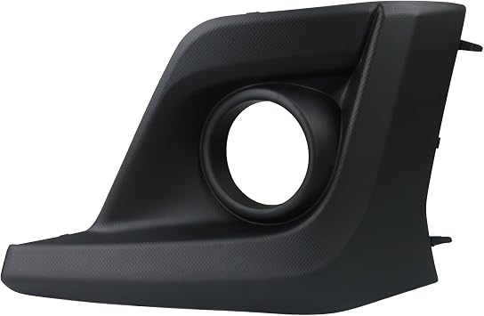 Front Bumper Fog Light Bezel Cover Left Driver Side Lamp Panel Trim with Fog Light Hole Black Compatible with 2018-2020 Subaru Crosstrek Replaces 57731FL092 SU1038121