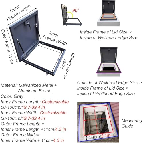 Puerta de seguridad de aleación de aluminio resistente con sellado superior 3
