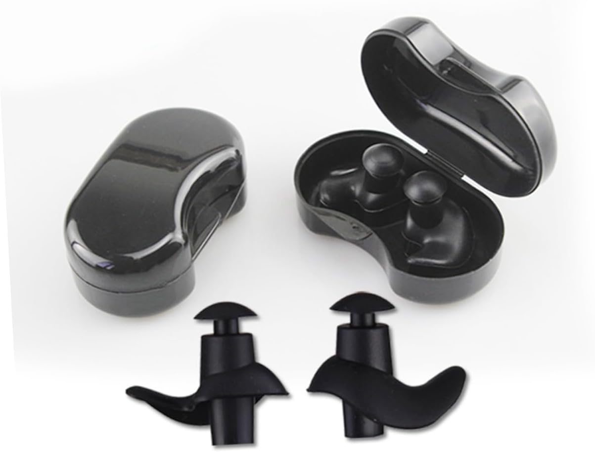 4pairs Swimming Ear Plugs Adult Boy Girl Silicone Ear Plugs for Comfortable Fit Reusable Portable Design for Swimming Activities