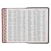 KJV Holy Bible, Giant Print Standard Size Faux Leather Red Letter Edition - Thumb Index & Ribbon Marker, King James Version, Brown/Pink Berry (KJV Standard GP Editions)