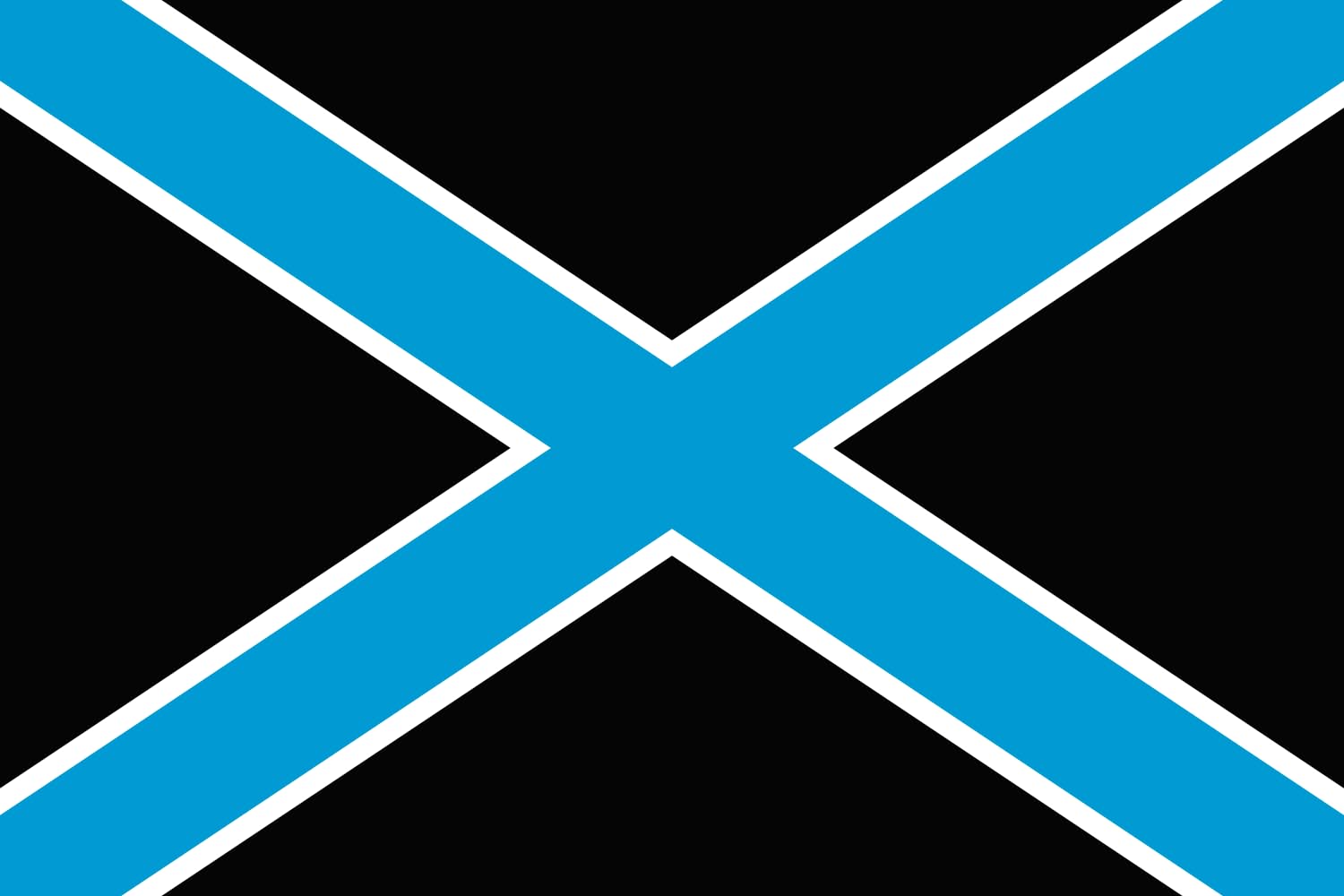Drapeau Dvinaland project grand modèle avec finitions haut de gamme