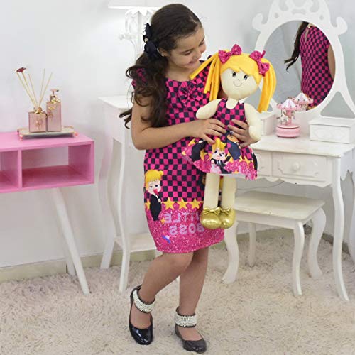 Tal Menina Tal Boneca Helo - Vestido Poderosa Chefinha Trapézio