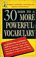 30 Days To A More Powerful Vocabulary B000M8TL64 Book Cover