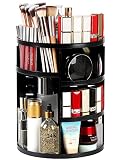 Syntus 360 Rotating Makeup Organizer, DIY Adjustable Bathroom Makeup Carousel Spinning Holder Rack,