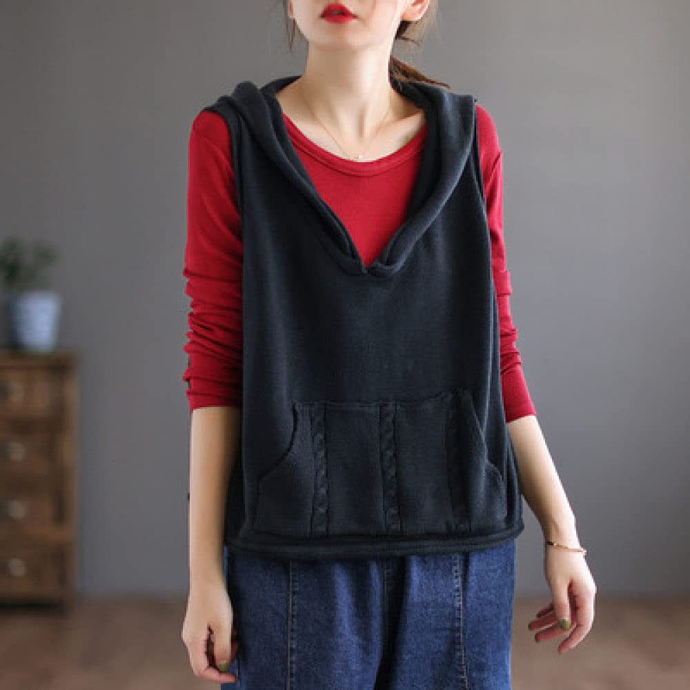 Women Knitted Sweater Vest Casual Solid 