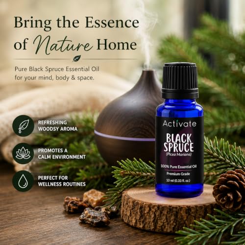 Aceite esencial Black Spruce 100% puro 10 mL miniatura 6
