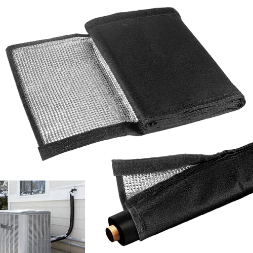 Upgraded 3-Layer HVAC Copper Pipe Insulation Cover – 72x10.2 Inch,
