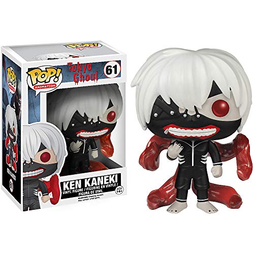 Ken Kaneki: Tokyo Ghoul x Funko POP! Animation Vinyl Figure & 1 PET Plastic Graphical Protector Bundle [#061 / 06371 - B]