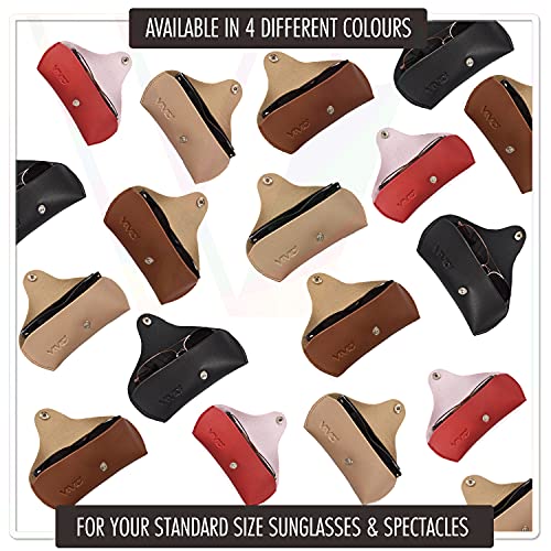 Image of VIVID Unisex Specs Snap Button Eyewear Dabbi Faux Leather Soft Case Cover
