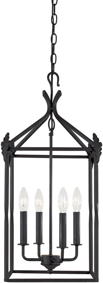 61404-42 Hastings 4-Light Lantern, Rust