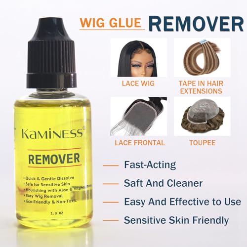 Lace Glue for Wigs Waterproof Super Hold, Transparent Wig Glue for Lace Front Wigs, Lace Wig Adhesive, Invisible Wig Bonding Glue Latex Free, Perspiration Resistant (1.3OZ) - Image 6