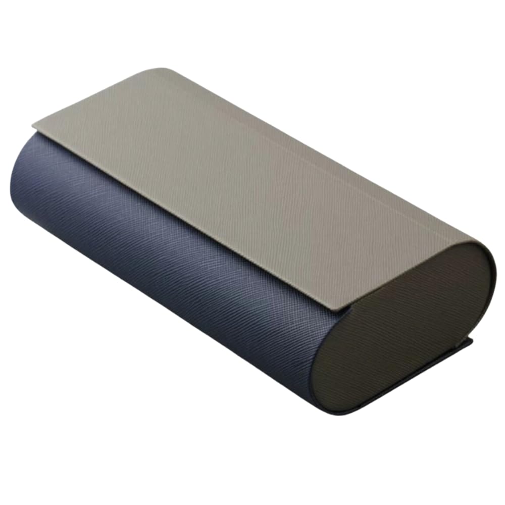 Gardenskill Unisex Grey-Blue Hard Shell Double Glasses Case | Protective Dual Eyeglasses Box For 2 Pairs Of Spectacles Sunglasses Shades | Portable Eyewear Specs Casing Pouch For Men Women Children (Grey-Blue)
