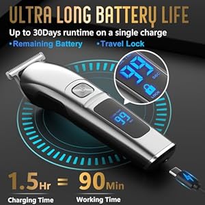 Ufree Beard Trimmer for Men, Waterproof Electric Razor for Nose, Body, Face and Mustache, Cordless Hair Clippers Shavers for Men Grooming Kit, Gifts for Men Husband Father Ufree Beard Trimmer for Men Waterproof Electric Razor for Nose Body Face and Mustache Cordless Hair Clippers Shavers for Men Grooming Kit Gifts for Men Husband Father