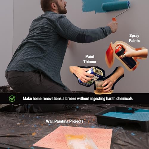 Image of FlashDry Chemical Spill Absorbent Pads - 10 Pads, 17.5 inchx13.5 inch, High Absorbency, Quick Liquid Cleanup, Chemical-Resistant, Durable Matting for Industrial, Lab & Workplace Use, Efficient Spill Control
