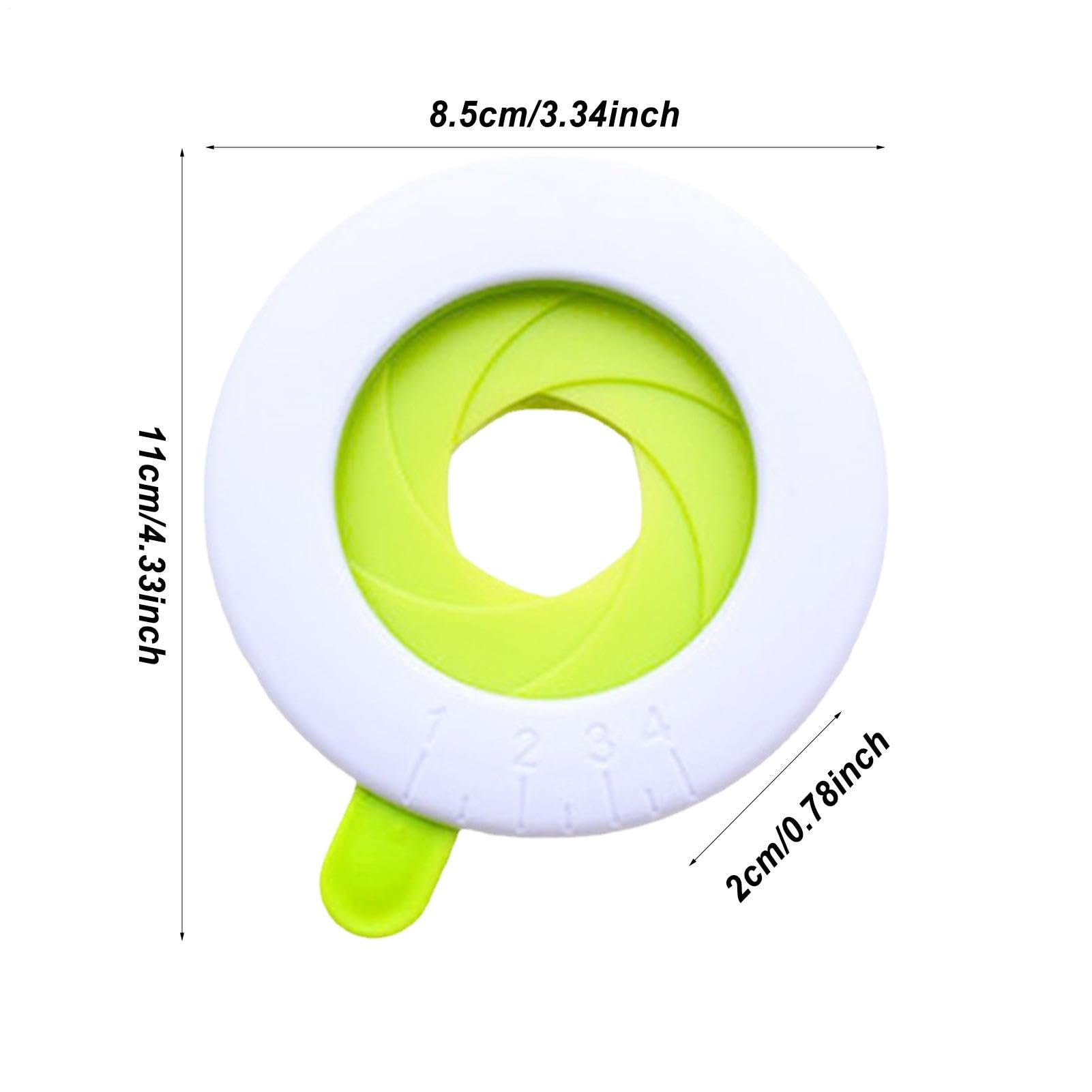 Herramienta de medición de pasta, dispositivo de medición de espaguetis ajustable de 7,8 cm, herramientas de medición eficientes para 1-4 porciones de pasta, dispositivos de control de porciones de