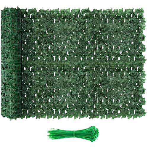 Artificial Ivy Privacy Fence Screen,...