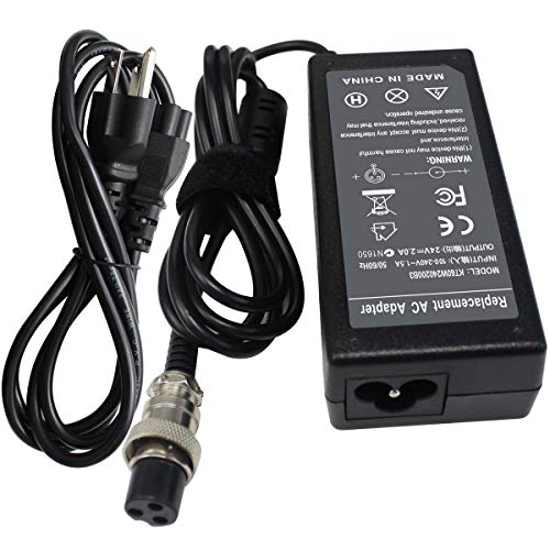 24V 2A Adapter Charger for Razor Ground Force Electric Powered Go-Kart Scooter