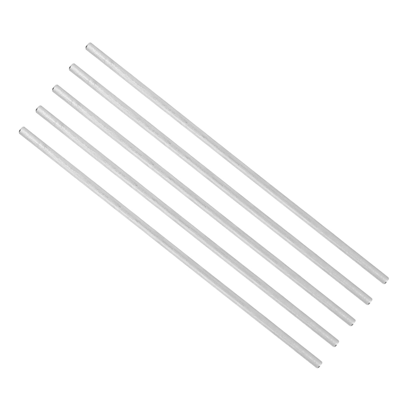 Leapiture 5Pcs D Shaft Stainless Steel Shaft Drive Shaft Axle Shaft Propeller Shaft Camshaft Crankshaft Gear Shaft Silver for Industrial