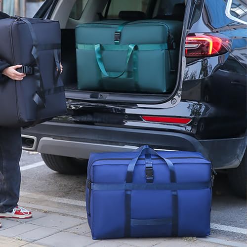 Extra Large Storage Bags Duffle Bags Tote for Moving, Storage, Camping and Travel (Green, 75L)3