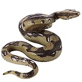 TOYANDONA 1 Pieces Realistic Snake Toy Rubber Snake Figure for Halloween Tricky Creepy Prank Scary...