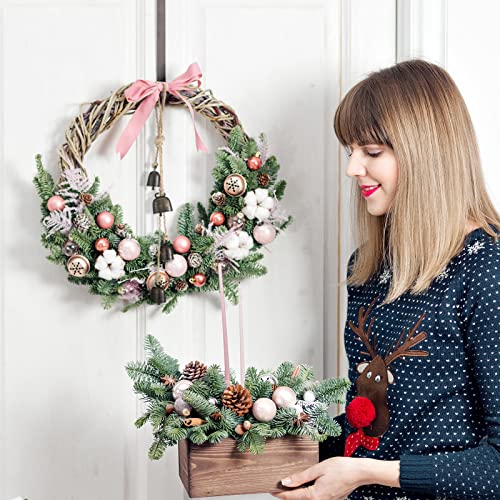 2-Sets-Christmas-Cow-Bells-Hanging-Ornament-Harmony-Cow-Bells-Cluster-Vintage-Metal-Cow-Bells-on-Rustic-Rope-Christmas-Tree-Wall-Wreath-Outdoor-Indoor-Door-Decorations 2 Sets Christmas Cow Bells Hanging Ornament Harmony Cow Bells Cluster Vintage Metal Cow Bells on Rustic Rope Christmas Tree Wall Wreath Outdoor Indoor Door Decorations