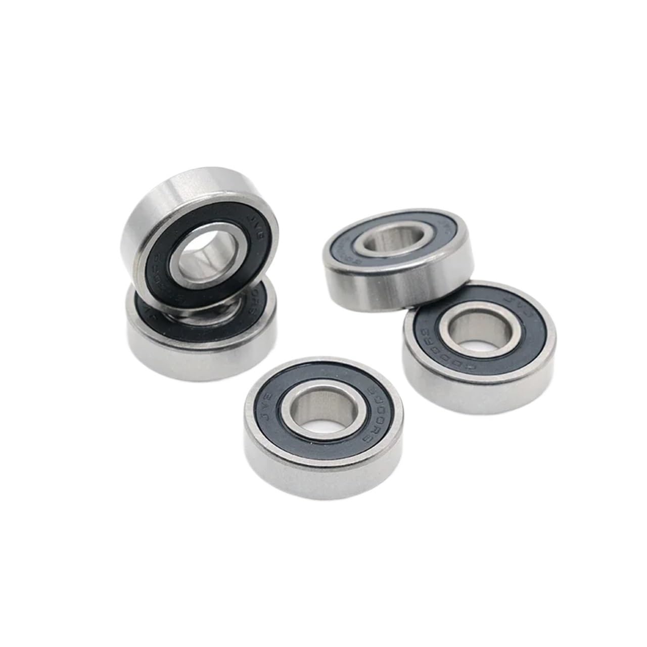 Lot de 4 roulements à billes 6000-2RS 10 x 26 x 8 mm for pivot de cadre de vélo(4P609RS)