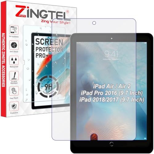 Image of Screen Guard Compatible With Apple iPad Pro 9.7 (2016) & iPad 5th Gen 2017 / 6th Gen 2018 Tab & iPad Air 1 & Air 2 (9.7 inch Inch Tablet) Flexible Screenguard Not a Tempered Glass Screen Guard