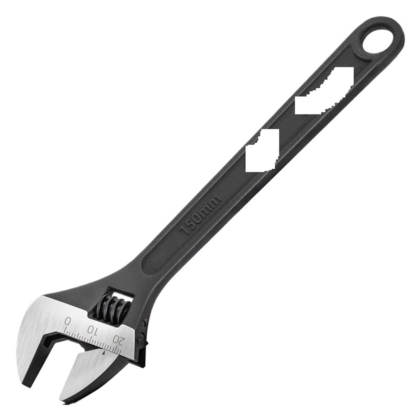 Llave Ajustable Llaves inglesas ajustables portátiles, herramientas manuales de reparación de automóviles multifuncionales, llave Universal for el hogar(12-Inch)