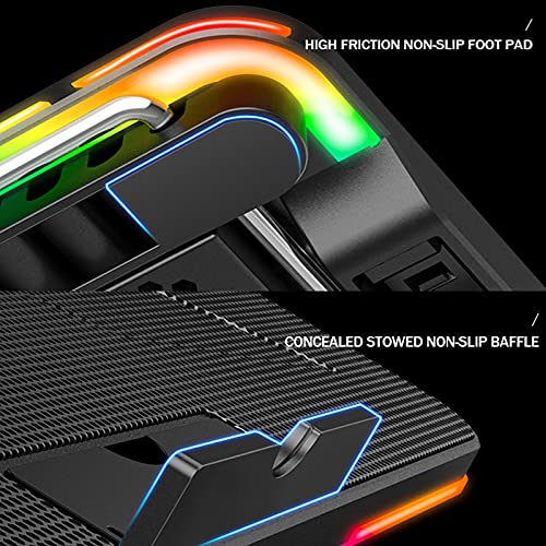 Zezzio-RGB-Laptop-Cooling-pad-with-Phone-Stand-for-12-17in-Notebook-Computer-PC-RGB-Pad-with-Stand