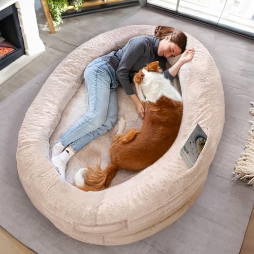 Jolitac Human Sized Dog Bed, Human Dog Bed XXL, Extra Large Size Bed