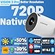 Mini Beamer 4K Mini Projektor mit Android 11 WiFi 6 & Bluetooth 5.2 Full HD Projektor 160 Ansi Lumen 180-Grad-Winkel Auto-Keystone 200 Zoll Heimkino Beamer kompatibel mit Handy/PC/PS5/Xbox 2025