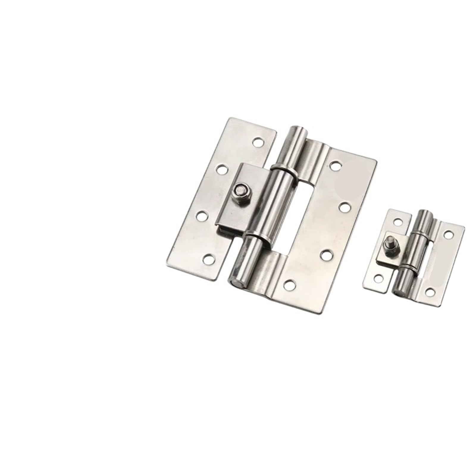 Ehfqpjybbo Large 304 Stainless Steel Damping Hinge Corrosion-Resistant And Rust Proof Cabinet Door Hinge 1Pcs(Large)