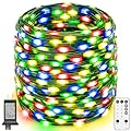 ROADAYLY 394 FT 1000 LED Christmas Lights Outdoor Waterproof Christmas Tree Lights with Remote Timer 8 Modes Green Wire Plug Fairy Lights Indoor Twinkle String Lights Xmas Decorations (Multicolor)