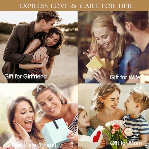 Infinity Necklace for Women 925 Sterling Silver Teardrop Pendant Necklace Birthstone Jewelry Gift3