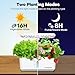 Ahopegarden Indoor Hydroponics Growing System, 10 Pods Herb Garden Kit with LED Grow Light for Growing Fresh Vegetables, Lettuce & Tomatoes, Smart Hydroponic Planter for Kitchen & Home Gardening Gift