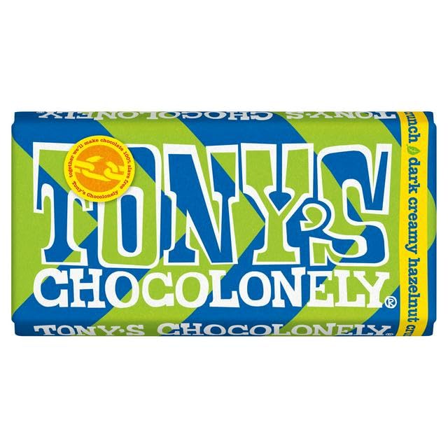 Tony's Chocolate Dark Creamy Hazelnut Crunch 180g (Imported Belgium)