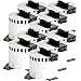Produktbild 10er Set Etiketten kompatibel zu Brother DK22205 62mm x 30,48m Thermopapier mit Trägerspule für Brother QL1050 / QL1060 / QL500 / QL550 / QL560 / QL570 / QL580 / QL650 / QL700 / QL710 / QL720