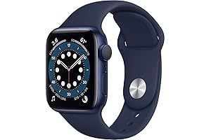 Refurbished Apple Watch Series 6 (GPS + Cellular, 44mm) - Blue Aluminum...