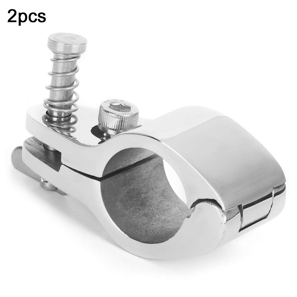 2 szt. Suwak szczękowy ze stali nierdzewnej z górnym zawiasem do łodzi morskiej Sworzeń i knaga krzywkowa Mocowanie osprzętu pokładowego 22 mm