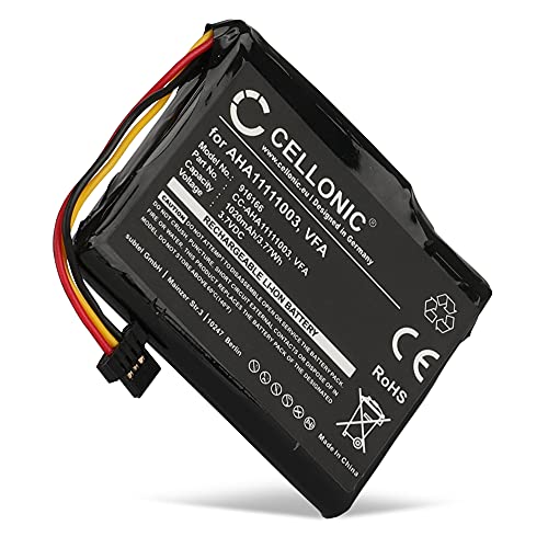 CELLONIC 1x Batería para GPS Navegación Compatible con Tomtom Start 60 M Europe Traffic, Start 60, Start 60 EU, AHA11111003   (1020mAh, 3.7V)