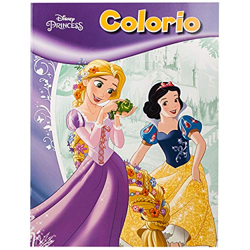 32 Seiten großes XL Malbuch - A4 - Disney Princess - Prinzessin - Dickes Kindermalbuch - für Stifte & Wassermalfarben… – Bild 5