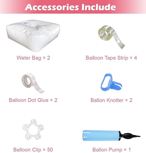 Miniatura 4 de Queension Arco de boda grande para ceremonia de 7 pies, soporte de telón de fondo de arco de globos de metal con base de metal para suministros de