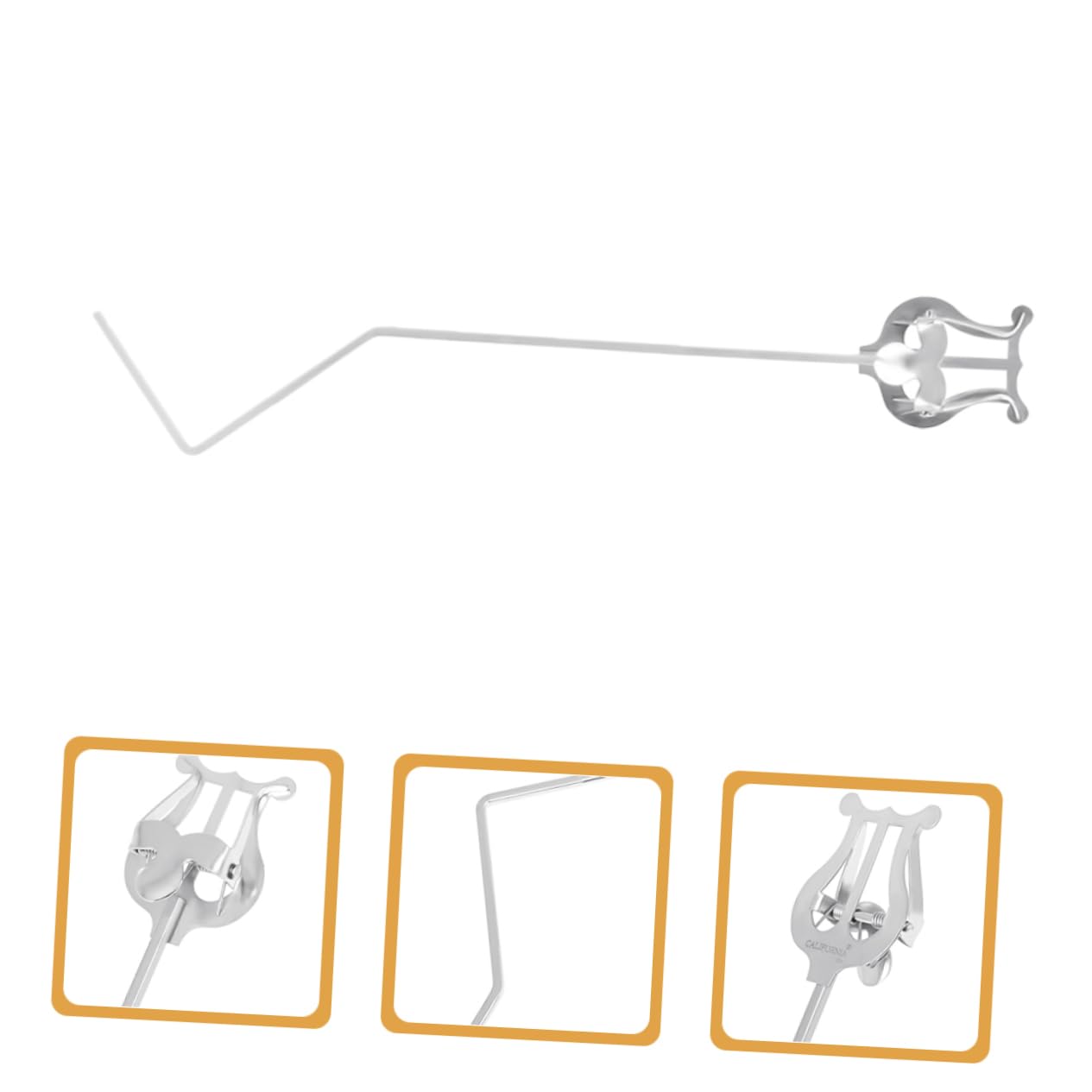 ERINGOGO Secure Clarinet Lyre Sheet Music Clip Marching Band Accessory Piccolo Holder Trumpet Part