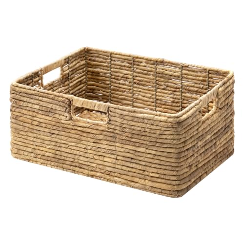 Image of StorageWorks Extra Large Wicker Baskets for Storage, Water Hyacinth, 1-Pack