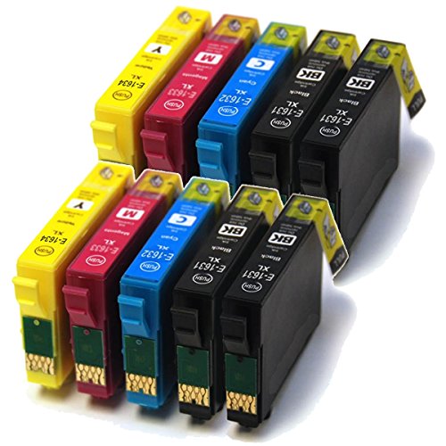 Kit di 10 Cartucce XL Compatibili con Epson T1631