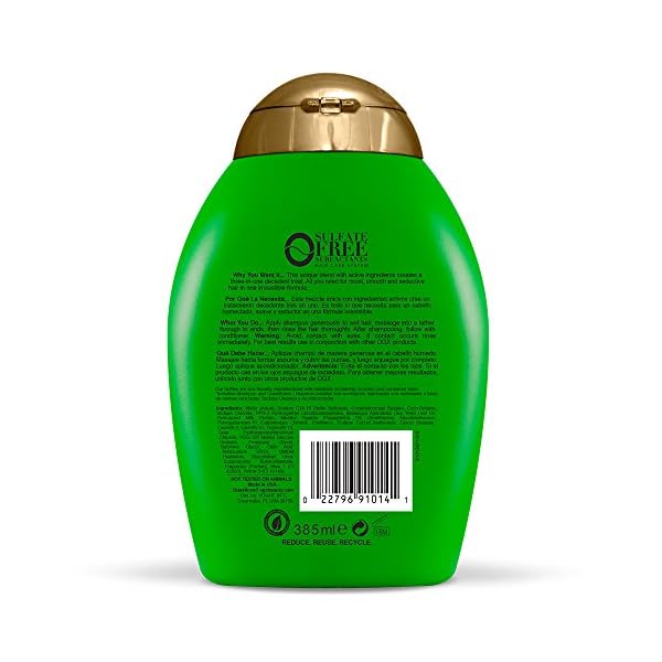 OGX-Hydrating-Tea-Tree-Mint-Shampoo-Nourishing-Invigorating-Scalp-Shampoo-with-Tea-Tree-Peppermint-Oil-Milk-Proteins-Paraben-Free-Sulfate-Free-Surfactants-13-fl-oz OGX Hydrating + Tea Tree Mint Shampoo, Nourishing & Invigorating Scalp Shampoo with Tea Tree & Peppermint Oil & Milk Proteins, Paraben-Free, Sulfate-Free Surfactants, 13 fl oz