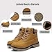 Imagen de Botas de Nieve Hombre Mujer Cálido Botines Planas Invierno Impermeables Zapatos Senderismo Zapatillas Confortables