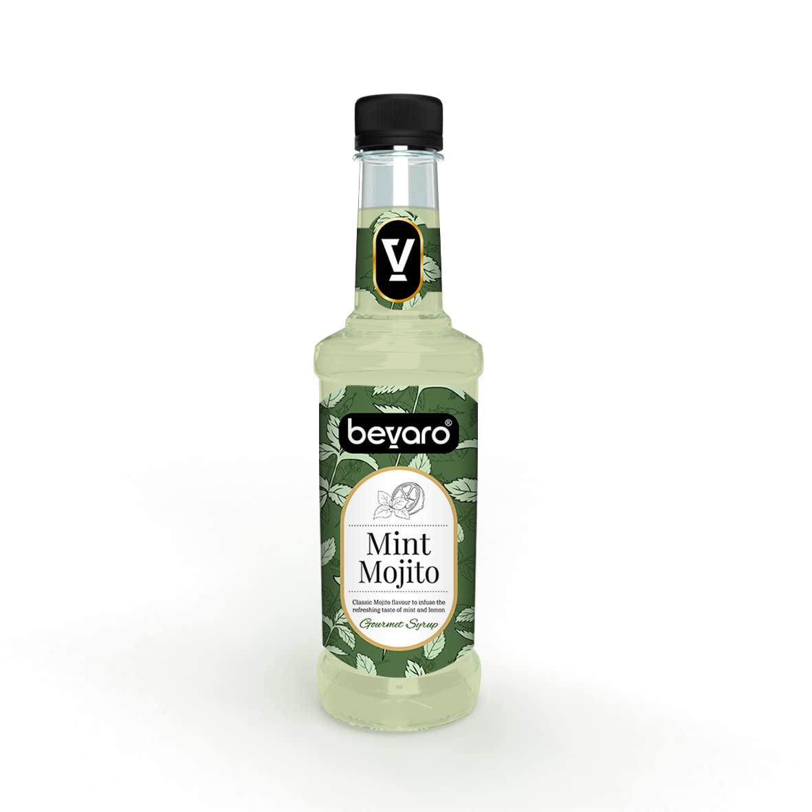 Bevaro Mint Mojito Syrup - 750 ml | Premium Gourmet Syrup for Cocktails, Mocktails, Mojitos & Beverages | Refreshing Mint Flavor, Bar Essentials for Parties & Home Mixology
