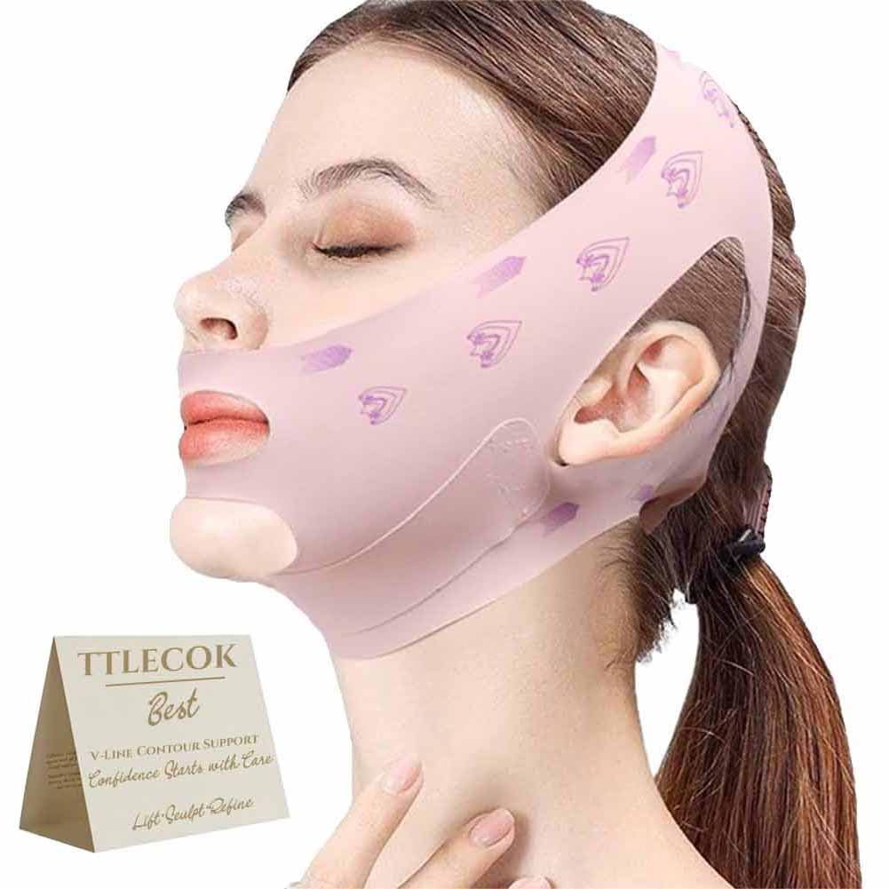 V Line Face Lifting Strap Chin Strap for Sleeping Double Chin Reducer for Women Jaw Line Sculptor Eliminator